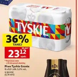Auchan Piwo Tyskie Gronie oferta