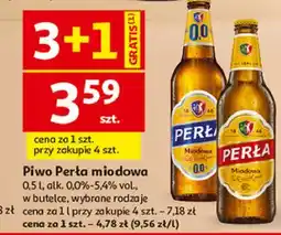 Auchan Piwo Perła Miodowa oferta