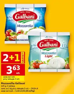 Auchan Ser mozzarella light Galbani oferta