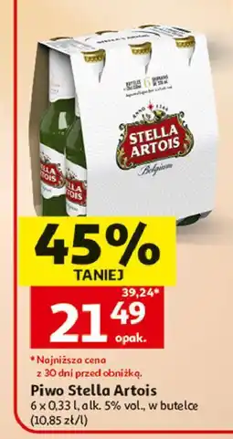 Auchan Piwo Stella Artois oferta