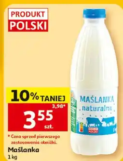 Auchan Maślanka naturalna Auchan Pewni Dobrego oferta