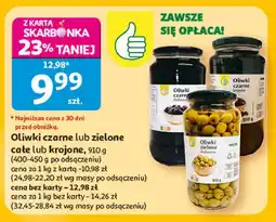 Auchan Oliwki czarne krojone Podniesiony Kciuk oferta