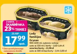 Auchan Lody caffe latte Grycan oferta