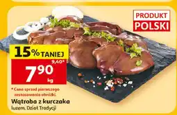 Auchan Wątróbka z kurczaka polska oferta