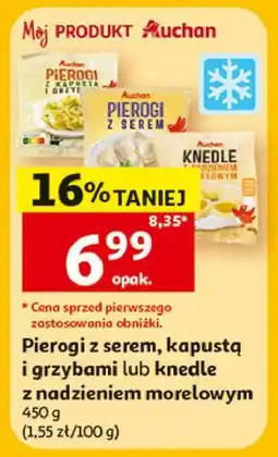 Auchan Knedle z nadzieniem morelowym Auchan oferta