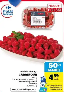 Carrefour Market Polskie maliny CARREFOUR oferta