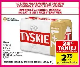 Carrefour Market Piwo TYSKIE oferta