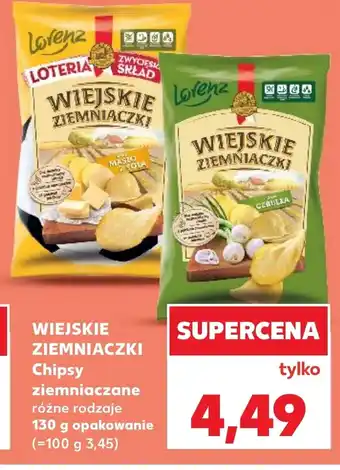 Kaufland Chipsy Wiejskie ziemniaczki oferta