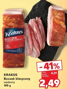 Kaufland Boczek wędzony Krakus oferta
