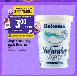 Polomarket Jogurt naturalny gęsty Bakoma oferta