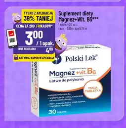 Polomarket Suplement diety Magnez+Wit. B6 Polski Lek oferta