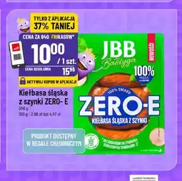 Polomarket Kiełbasa śląska z szynki ZERO-E JBB Bałdyga oferta