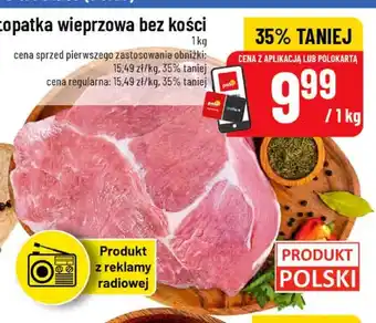 Łopatka wieprzowa bez kości