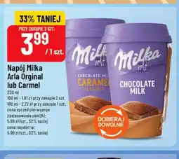 Polomarket Napój mleczny Milka Arla Caramel oferta