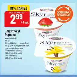 Polomarket Jogurt typu islandzkiego Skyr Piątnica z truskawkami oferta