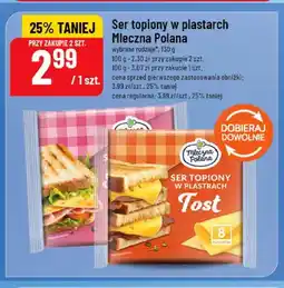 Polomarket Ser topiony w plastrach Tost Mleczna Polana oferta