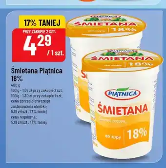 Polomarket Śmietana Piątnica 18% oferta