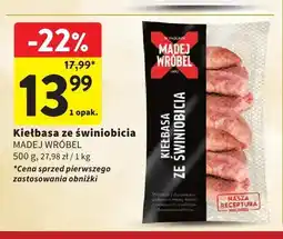 Intermarche Kiełbasa ze świniobicia Madej Wróbel oferta