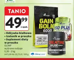 Intermarche Odżywka białkowa Olimp Gain Bolic 6000 oferta