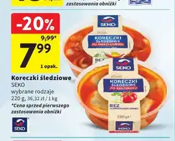 Intermarche Koreczki śledziowe Seko oferta