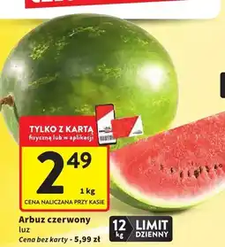 Intermarche Arbuz czerwony luz oferta