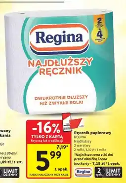 Intermarche Ręcznik papierowy Regina Najdłuższy Ręcznik oferta