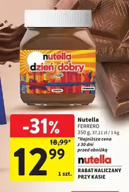 Intermarche Krem do smarowania Nutella oferta