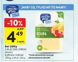 Intermarche Ser żółty w plastrach Gouda Z Mlecznej Drogi oferta