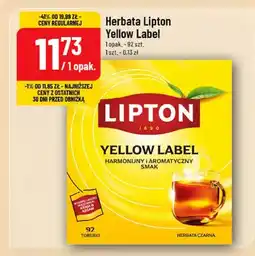 Polomarket Herbata czarna Lipton Yellow Label oferta