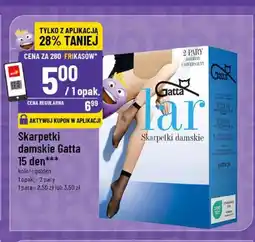 Polomarket Skarpetki damskie Gatta 15 den 2-pak oferta