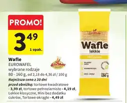 Intermarche Wafle lekkie klasyczne Eurowafel oferta