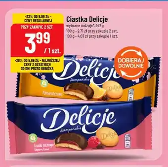 Polomarket Ciastka Delicje Szampańskie Pomarańczowe oferta