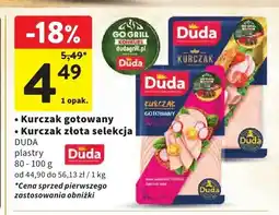 Intermarche Kurczak gotowany plastry Duda oferta