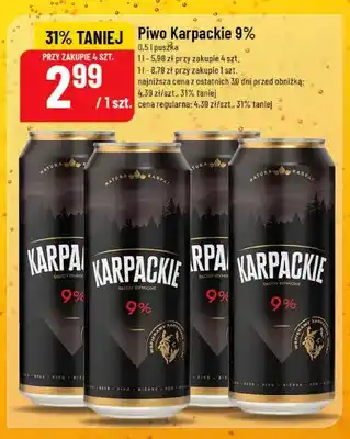 Polomarket Piwo Karpackie 9% oferta