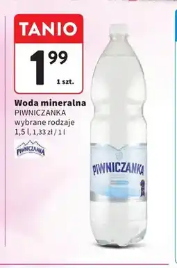 Intermarche Woda mineralna Piwniczanka oferta