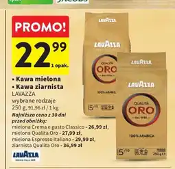 Intermarche Kawa mielona Lavazza Crema e Gusto Classico oferta