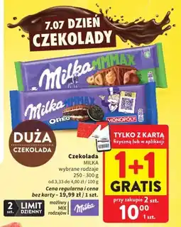 Intermarche Czekolada Milka MMMAX Oreo oferta