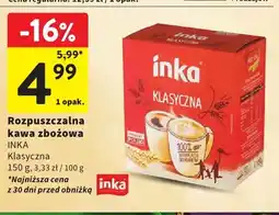 Intermarche Rozpuszczalna kawa zbożowa Inka Klasyczna oferta