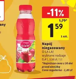 Intermarche Napój niegazowany O la la! jabłko wiśnia oferta