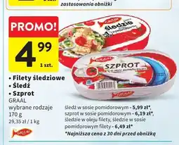 Intermarche Śledź w sosie pomidorowym Graal oferta