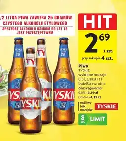 Intermarche Piwo bezalkoholowe Tyskie Zero oferta