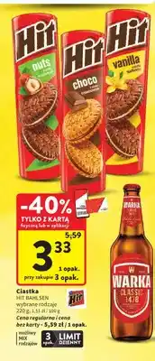 Intermarche Ciastka Hit Vanilla oferta