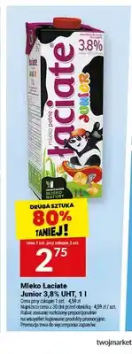 Twój Market Mleko Łaciate Junior 3,8% UHT oferta