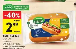 Intermarche Bułki hot dog pszenne O la la! oferta