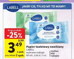 Intermarche Papier toaletowy nawilżany Labell Sensitive oferta