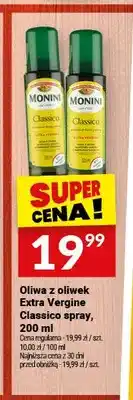 Twój Market Oliwa z oliwek Extra Vergine Classico spray Monini oferta