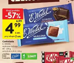 Intermarche Czekolada gorzka smak espresso E. Wedel oferta