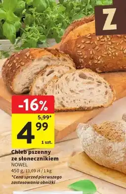 Intermarche Chleb pszenny ze słonecznikiem Nowel oferta