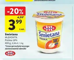 Intermarche Śmietana Mlekovita Polska 18% oferta