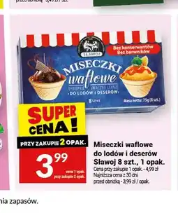 Twój Market Miseczki waflowe do lodów i deserów Slawoj oferta